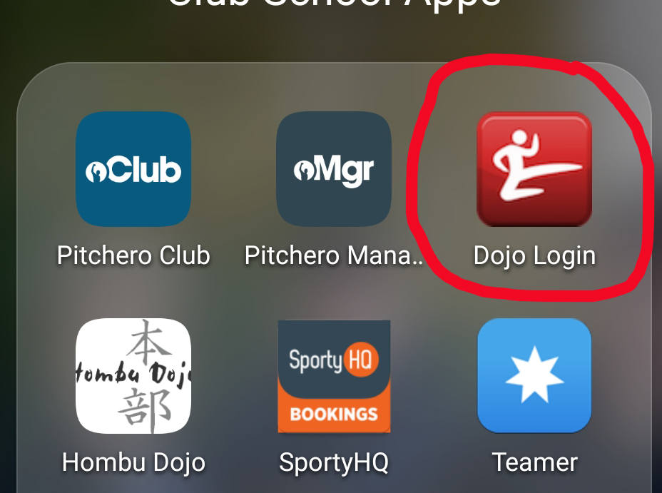 Dojo Login App Hombu Dojo Karate